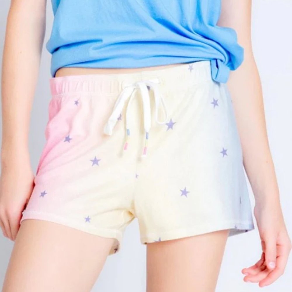 NWT PJ Salvage Peachy Party Multicolor Star Lounge Shorts